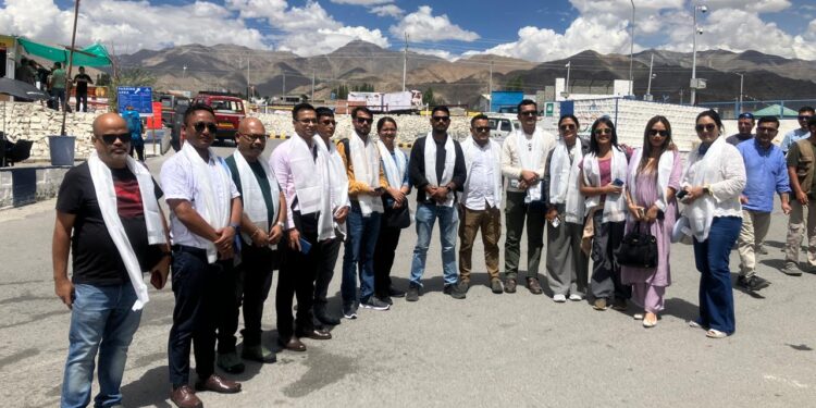 हैदराबाद का मीडिया प्रतिनिधिमंडल पहुंचा असम