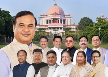 असम में मंत्रियों के विभागों का बंटवारा