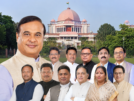 असम में मंत्रियों के विभागों का बंटवारा