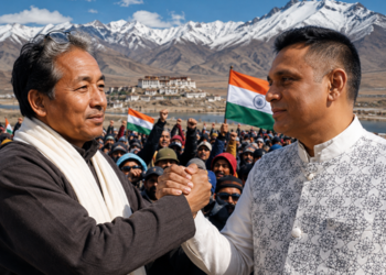 सोनम वांगचुक के आंदोलन को मिला असम का साथ मानवाधिकार कार्यकर्ता डॉ. दिव्यज्योति सैकिया ने किया पूर्ण समर्थन