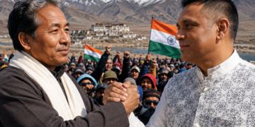 सोनम वांगचुक के आंदोलन को मिला असम का साथ मानवाधिकार कार्यकर्ता डॉ. दिव्यज्योति सैकिया ने किया पूर्ण समर्थन