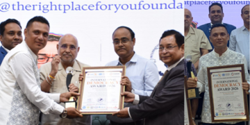 मानवाधिकार कार्यकर्ता डॉ. दिव्यज्योति सैकिया ‘इंटरनेशनल डेमोक्रेसी अवॉर्ड 2026’ से सम्मानित