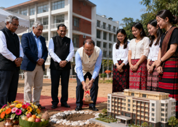 गाइदिनलियू गर्ल्स हॉस्टल की रखी आधारशिला
