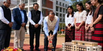 गाइदिनलियू गर्ल्स हॉस्टल की रखी आधारशिला