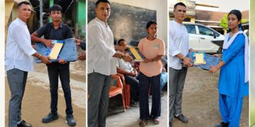 बाढ़ पीड़ितों की मदद के लिए आगे आए समाजसेवी डॉ. दिव्यज्योति सैकिया