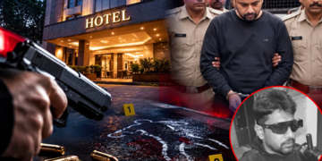 गुवाहाटी के होटल विलास इनमें खूनी वारदात   लीज विवाद में 5 लोगों की गोली मारकर हत्या  मुख्य आरोपी घनकांत गोगोई गिरफ्तार